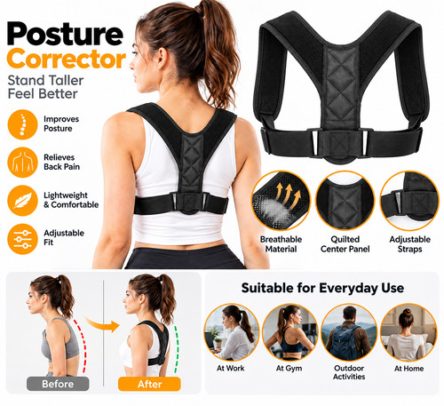 Posture corrector shoulder - posture,