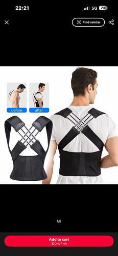 Black back shoulder posture - back,