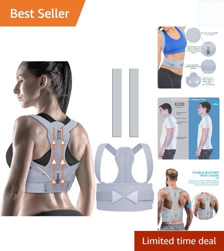 Comfortable back brace - back,