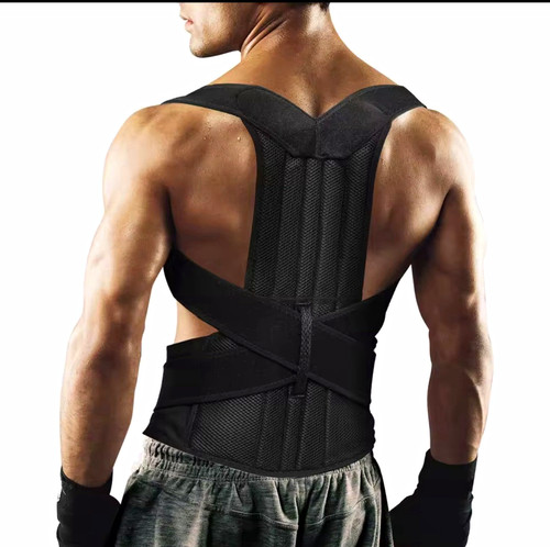 Black adjustable shape back - black,