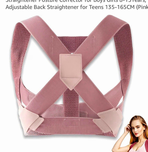 Pink teens posture corrector - pink,