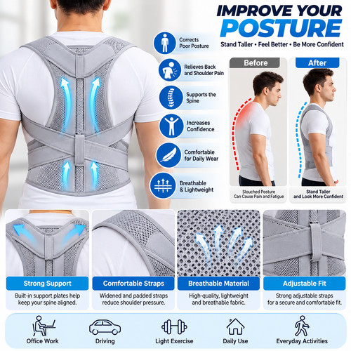 Adjustable posture corrector - adjustable,