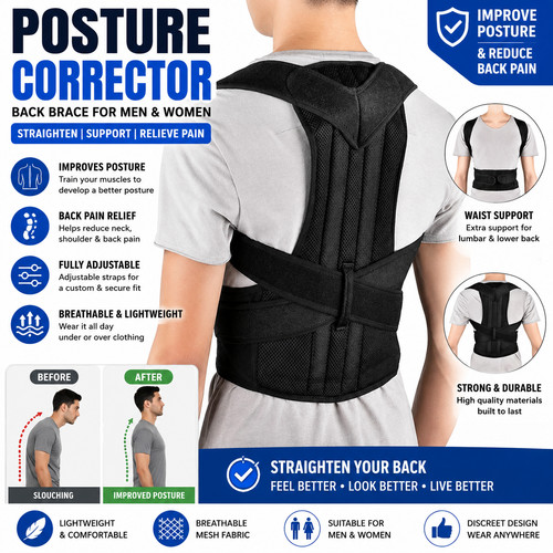 Adjustable posture corrector - adjustable,