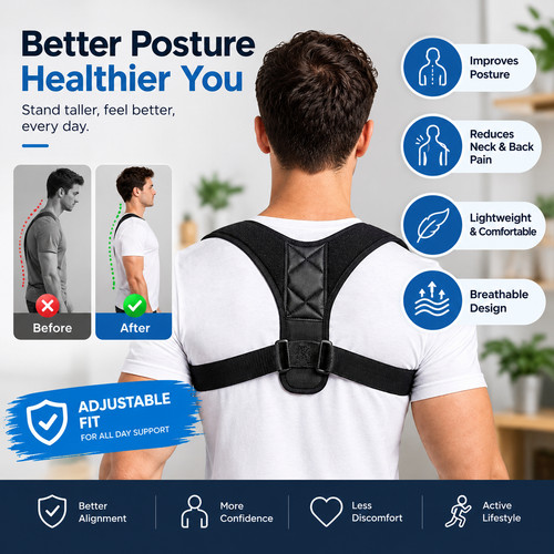 Posture corrector back brace - corrector,