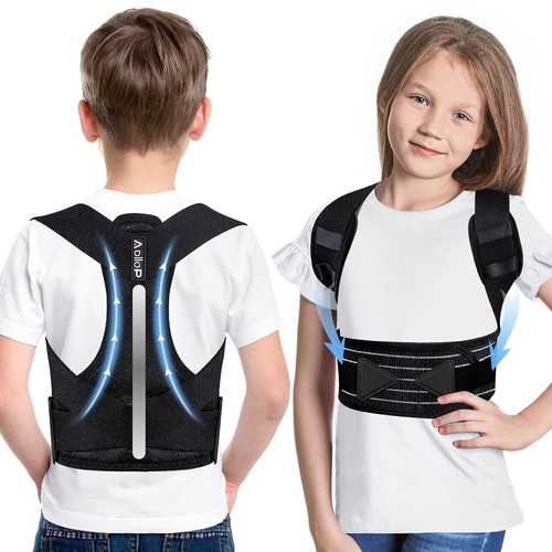 Kids back brace black - kids,