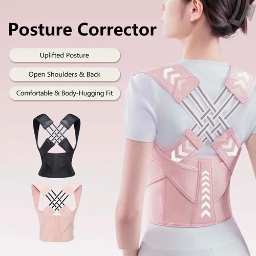 Women pink leather posture - leather,